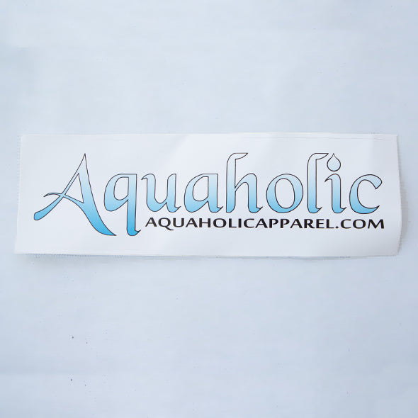 Aquaholic Classic Sticker