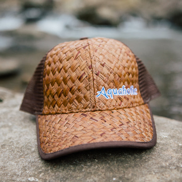 Aquaholic Classic Reed Trucker Hat